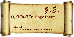 Gyökér Engelbert névjegykártya